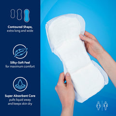 Total Dry Ultimate Booster Pad adhesive peel strip keeps pad in place