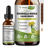 Totaria Rhodiola Rosea drops bottle; convenient daily adaptogenic support for mood.