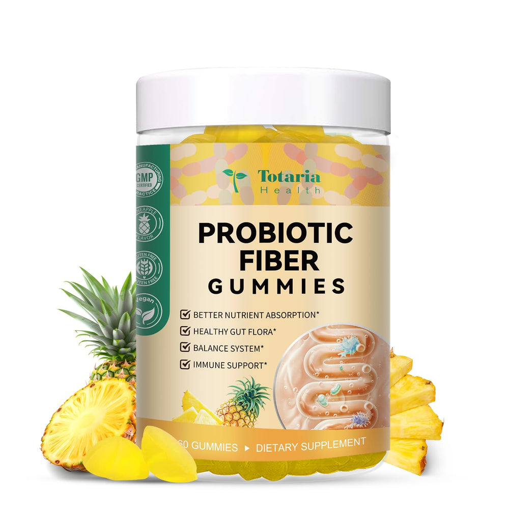 Totaria pineapple bottle of 9-in-1 gummies for on-the-go balance