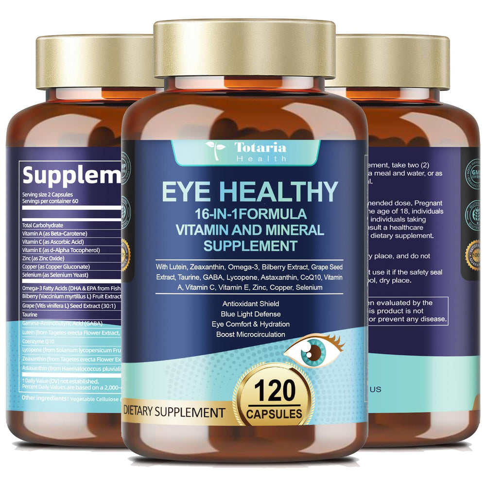 Totaria AREDS 2 eye vitamins bottle for daily nutrient support