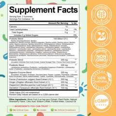 Totaria digestive enzymes label detail highlighting nutrient absorption support