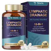 Totaria Lymphatic Drainage bottle closeup showing fluid-balance support from herbal blend.
