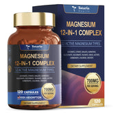 Totaria Magnesium Complex bottle with capsules for daily mineral support and relaxation.
