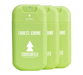 TOUCHFEEL Power Mist bottle with forest chime scent, ready for portable protection.