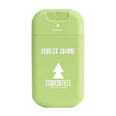 TOUCHFEEL Power Mist bottle showcasing Forest Chime scent for on-the-go cleansing.