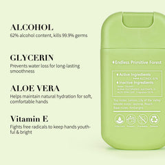 Refillable TOUCHFEEL Power Mist pocket sprayer supports sustainable hygiene.