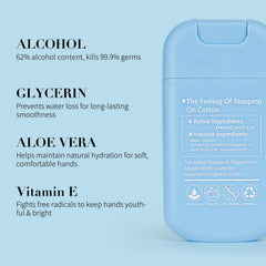 TouchFeel silver cedar mist close-up on bottle, aromatic and refreshing