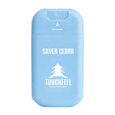 TouchFeel spray hand sanitizer bottle front view with refreshing fragrance and germ-reducing potential