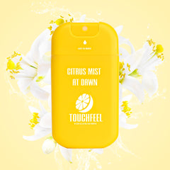 TOUCHFEEL Travel Pack packaging with refillable bottle emphasizes sustainability and portability.