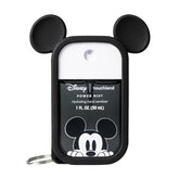 Touchland Disney sanitizer bottle highlighting hydrating formula for daily use.