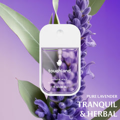Touchland BLOSSOM Trio packaging highlighting travel-friendly set