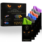 TOVO Prime glasses cleaning cloth for lenses delivers lint-free, scratch-free cleaning.