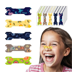 Towdytek kids nasal strip breathing focus for easier sleep.