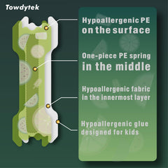 Towdytek kids nasal strip with cartoon patterns for kid-friendly wear.