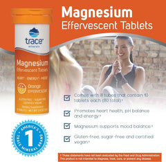 Trace Minerals packaging highlights bone and heart health support with vegan, gluten-free minerals.