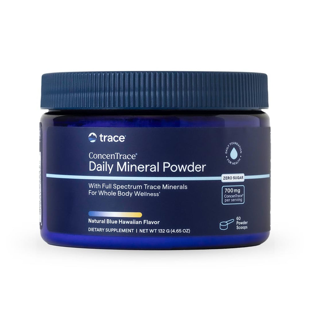 Trace Minerals ConcenTrace daily mineral powder tub for convenient remineralization