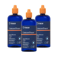 Trace Minerals ConcenTrace drops bottle for daily hydration support.