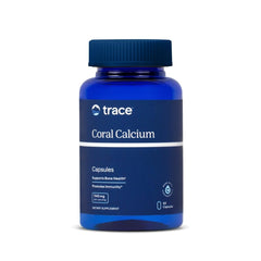 Trace Minerals Coral Calcium bottle for easy daily calcium support and energy.