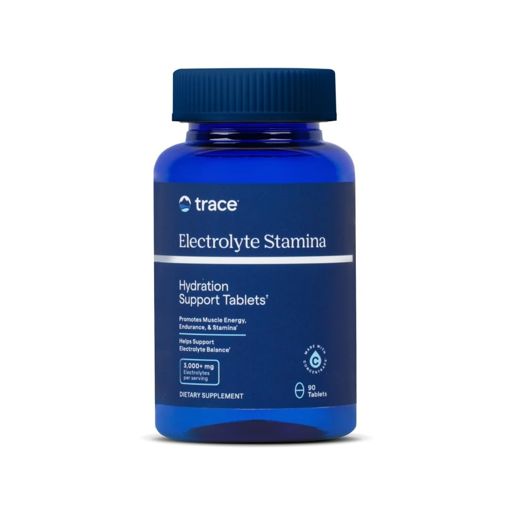 Trace Minerals Electrolyte Stamina bottle for daily hydration support