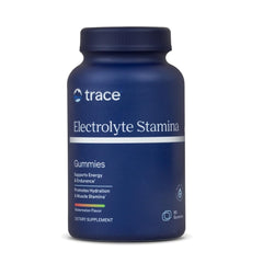 Trace Minerals Electrolyte Stamina Gummies watermelon bottle for hydration support during activity