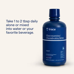 Trace Minerals bottle with drink-mixer scene for daily use