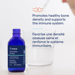 Trace Minerals Ionic D3+K2 ingredients list highlights D3 and K2 for mineral balance