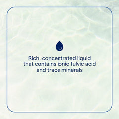 Trace Minerals Ionic Fulvic Acid metered dropper for daily energy support