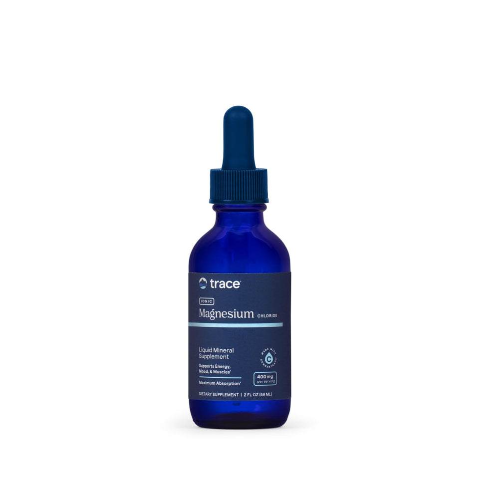 Trace Minerals Ionic Magnesium bottle shows easy daily intake for energy support