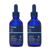 Trace Minerals Ionic Zinc Drops bottle featuring 70+ minerals for immune support.