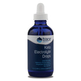 Trace Minerals Keto Electrolyte Drops bottle pour for on-the-go hydration