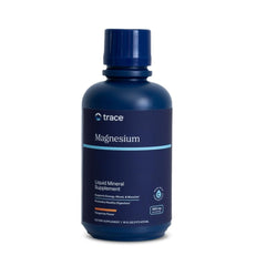 Trace Minerals LQM01 liquid magnesium bottle shown for daily wellness support.