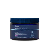 Trace Minerals Magnesium Glycinate Powder bottle with scoop for restful sleep support.