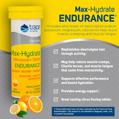 Trace Minerals Max-Hydrate Endurance ready for workouts with sustained energy.
