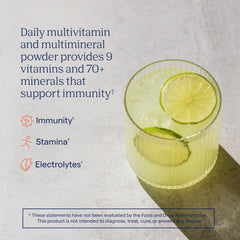 Trace Minerals Power Pak canister lemon lime for daily wellness