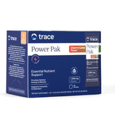Trace Minerals Power Pak packet closeup, convenient daily multivitamin on-the-go.