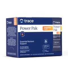 Trace Minerals Power Pak Tangerine packet for easy daily vitamins and flavor