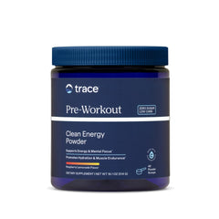 Trace Minerals Pre-Workout Raspberry Lemonade powder for a refreshing pre-workout ritual.