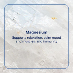 Trace Minerals Stress-X magnesium powder scoop for easy daily servings.