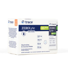 Trace Minerals ZeroLyte salty citrus packets for quick on-the-go hydration.