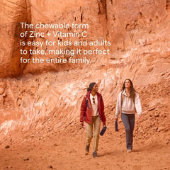 Trace Minerals zinc + vitamin C label highlights full mineral spectrum