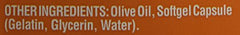 Flaxseed oil carrier shown in Trader Joe's Vitamin D-3 softgels for easy daily use