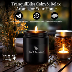 Gift-ready TranquilBliss black jar appeals to luxury lovers.