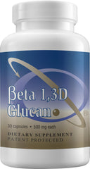 Transfer Point Beta Glucan bottle front with 500 mg capsules for immune support