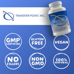 Preparing beta glucan powder with applesauce using Transfer Point capsules for convenient mixing.