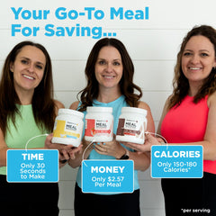 TransformHQ Meal Replacement bottle showing seven servings per bottle