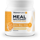 TransformHQ orange cream meal replacement bottle for convenient on-the-go nourishment.