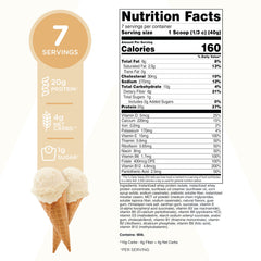 TransformHQ Vanilla meal replacement scoop demonstrates convenient serving for on-the-go meals.