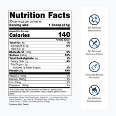 Transparent Labs Grass-Fed Whey Isolate bag; gluten-free, hormone-free protein source.