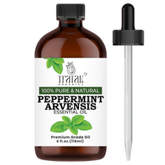 TRATAK ORGANICS aceite de menta, botella oscura para aroma fresco en difusor