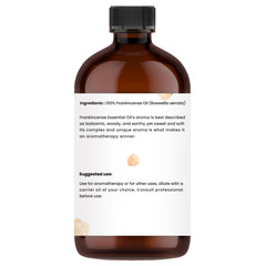 TRATAK ORGANICS Cuidado de la piel con incienso y mezcla con aceite portador.